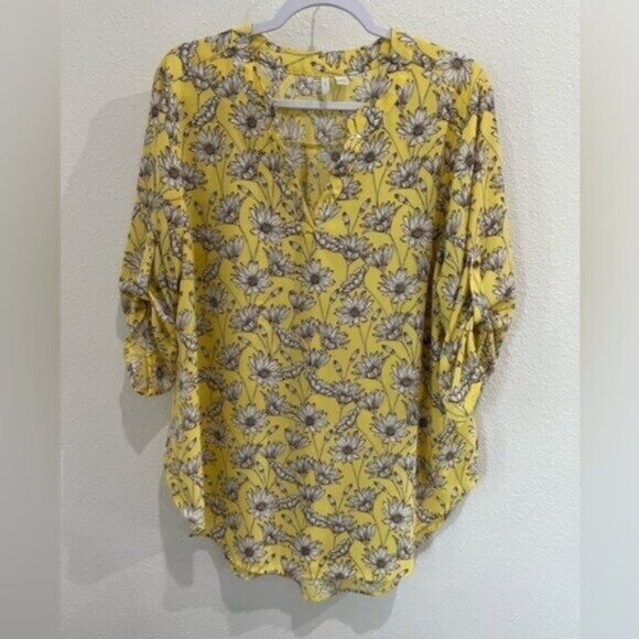 Maurice’s Bundle Floral Blouse Tops Office Bell Sleeve Shabby Chic Western - Picture 11 of 16